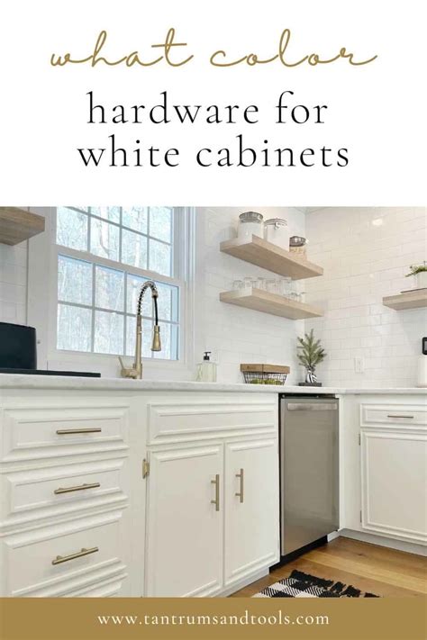 white cabinet hardware color chart